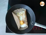 Tappa 3 - Galette di grano saraceno con prosciutto cotto, uovo e formaggio