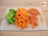 Tappa 1 - Pollo al cartoccio con broccoli e carote