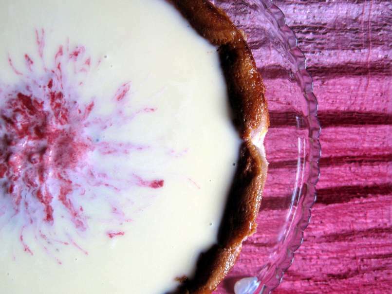 Cheesecake al cioccolato bianco e lamponi - foto 2